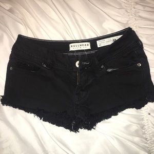 Low rise bullhead shorts!